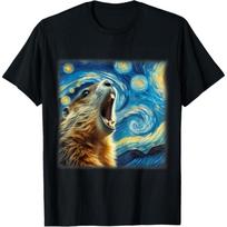 Scream Groundhog Shirt _ Artistic Groundhog Day T-Shirt XXXXXL juoda