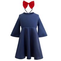 Cos paslauga pilnas komplektas cosplay cosplay anime mažojo raganos namelis skubus Kiki suknelės komplektas S blue
