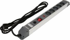 Buitinis ilgintuvas Sthor, 72372, 3G1.5, 3 m, IP20, 5 lizdų, su jungikliu