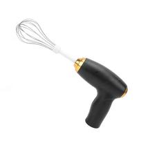 Cordless Hand Mixer USB Rechargeable Portable Handheld Electric Whisk   for Mixing Baking Cooking gray