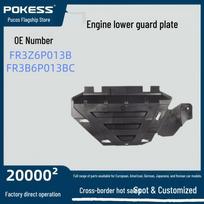 FR3B6P013B Engine Under Shield for Ford Mustang Pokess gray
