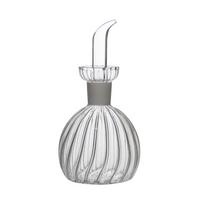 Easy to Clean Glass Oil Dispenser Pouring Spout 500/900ml Cruet Pourer Vinegar Bottle Barbecue gray