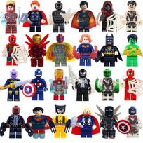 Konstrukciniai kaladėlių minifigūrėlės 24 vnt. Herojaus Riterio rinkinys Suderinamas su LEGO kaladėlėmis Kūrybiškas vaikų žaislas Dovana