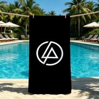 Rock Band L-Linkin P-Park Towel For Outdoor Camping Beach Towel Super Absorbent Quick-Drying Summer Towel 70cm×140cm blue