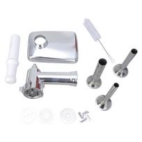 Meat Grinder Attachment Meat Grinder Accessory Sausage Stuffer Tubes Meat Grinder Plate Suitable for Kitchen Appliances white