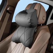 Nappa Leather Neck Pillow for Jaguar XFL/XJ/XF/XE/F-PACE/XEL/F-TYPE Headrest gray