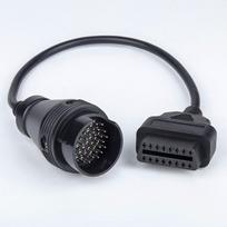For Mercedes Benz Tester 38Pin Diagnostic Connector Adaptador Adattatori OBD 2 Cable Fcar Car gray
