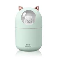 Portable Small Humidifier with Night Light 300ml Mini Cool Mist Humidifier Ultra-Quiet Air Humidifier Purifier for Travel Office