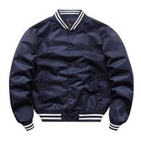 Breasted Baseball Uniform Men's Spring and Autumn Bomber Jacket Men's and Women's Same Style Couple Coat Ins Trendy Work Jacket S