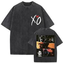 The Weeknd T-Shirt Graphic Print Tees Unisex Cotton XO Tees THE WEEKND S įvairiaspalvis