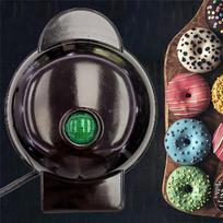 ABKR-Electric Donut Machine Non-Stick Coated Kitchen Donut Maker Kid's Snacks Desserts Breakfast Mini Donut Maker Durable EU Plu balta