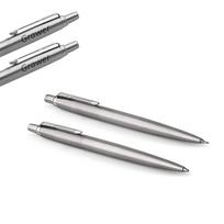 Parker Jotter nerūdijančio plieno pieštukų ir tušinukų rinkinys CT su graviravimu