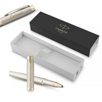 Parker IM Professionals Monochrome Champagne Tušinukas su dangteliu ir graviravimu