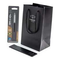 Parker Jotter Bond tušinuko rinkinys dėkle su dovanų maišeliu