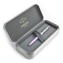 Parker Jotter Originals Lilac Tušinuko dovanų rinkinys metalinėje dėžutėje