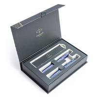 Parker IM Monochrome Blue Plunksnakočio + Tušinuko rinkinys 2172966 + 2172963 dovanų dėžutėje