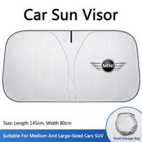 Automobilio priekinio stiklo apsauga nuo saulės Blokuoja UV spindulius Apsauga BMW Mini Cooper R50 R53 R55 R56 R60 R61 F54 F55 F56 F60 F53 Lipdukas svkjb33 white