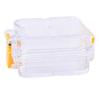 1 vnt. Membraninė plastikinė dantų protezų dėžutė Skaidri dantų dėžutė Plastikinė protezų dėžutė 1 pc white