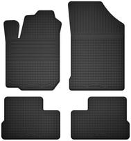 Rubber car mats, set of 4, universal for: Nissan Micra K12 hatchback (2002-2010)