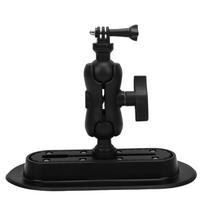 Sports Camera Mount For Kayaking 360 Degree   Kayak Surfboard Camera Mount Stand with Dual   Head, Fast Detach for Various Kayaks black
