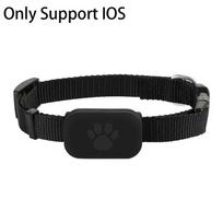 Mini Bluetooth GPS sekiklis naminiams gyvūnams Šuniui Katei Judesio Įspėjimas Anti-Lost Antkaklis Nuotolinis Pasaulinis Locator Šuniukams juoda