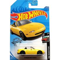 Hot Wheels Mainline Modeliukas Mazda MX-5 Miata Clean Yellow Long card Guaranteed For Life (yra Sandėlyje)