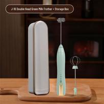 Electric Handheld Egg & Milk Frother for Coffee & Whipping black
