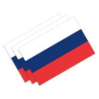 3pcs Russian Flag Design Car Stickers Waterproof Decals Creative Motorcycle Car Styling Exterior Decoration Stickers Accessories 3x2cm