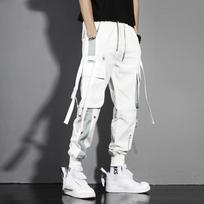 Men's Sweatpants Long Pants Street Casual Pants Multi-Pocket Casual Joggers S
