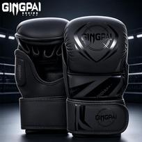 Jingpai MMA Half-Finger Training Gloves L (Adult Female) black
