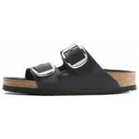 Birkenstock Arizona Big Buckle Oiled Leather Narrow Black Men Sneakers 1011075 38