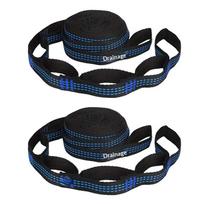 Hammock Tree Straps for Camping Outdoor Special Reinforced Polyester Heavy Duty Suspension System Adjustable Hanging Kit Blue 2pcs