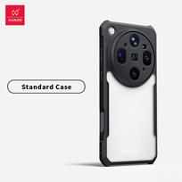 Xundd Dėklas OPPO Find X9 Ultra, su oro pagalvėmis, atsparus smūgiams, pilna apsauga kamerai, matinis permatomas galinis dangtelis, apsauga nuo įbrėžimų PC and TPU&Just Case&OPPO Find X9 Ultra black