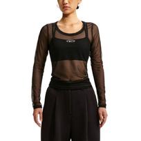 Nike As W Nk Street Sheer Long Sleeve T-Shirt Women tops IM8406-010 S black