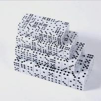 100Pcs Mini White Dice Set - 5Mm 8Mm 10Mm 12Mm 14Mm 16Mm D6 Sizes Square-Edged With Black Dots For Board Games gray