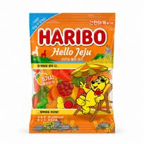 HARIBO Hello Jeju Gummy Candy Korea Limited Edition (6 Options) 80g * 1Pcs red
