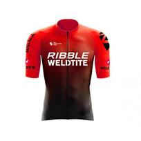 Ribble Weldtite Team Cycling Jersey Set Summer Belgium Bicycle Breathable MTB Bike Clothing Maillot Ropa Ciclismo Uniform Suit XS