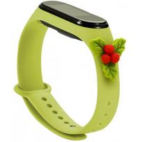 Fusion Accessories Xiaomi Mi Band 5/ 6 Green Xmas Mistletoe