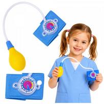 LEAN Toys Children®s Blood Pressure Monitor with Moving Hand, Blue