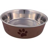 TRIXIE Trixie metalinis dubenėlis su plastikine danga 1.4l 21cm