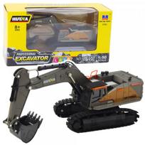 HUINA Huina Metal Crawler Excavator Movable Bucket Black 1:50