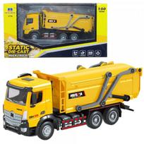 HUINA Garbage truck metal mobile Huina Yellow 1:50