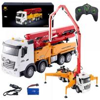 HUINA RC Huina Concrete Mixer Truck Remote Controlled Yellow 1:18