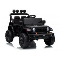 Lean Cars Jeep Rubicon DK-JWR558 24V juoda akumuliatoriumi varoma transporto priemonė