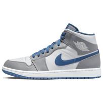 Air Jordan 1 Mid Cement True Blue Vyriški sportbačiai Pilkas Cementas-Pilkas Baltas DQ8426-014 40.5 gray