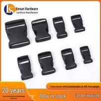 Reguliuojama plastikinė sagtelė kuprinėms ir juosmens krepšiams (1-5 cm) K2022【1cm】 black