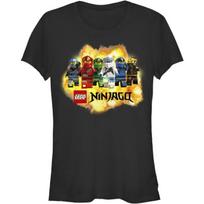 Fifth Sun Women's Lego Ninjago Ninja Explosion Junior's Short Sleeve Tee Shirt S įvairiaspalvis