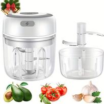 1pc 250ml Electric Food Chopper, Mini Electric Garlic Crusher, Upgrade Your Kitchen with This Powerful Electric Garlic Chopper balta