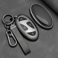 TPU Car Key Case Cover for Hyundai Kona Ev N-Line Tucson 2025 Grandeur GN7 IONIQ 6 Santa Fe MX5 Garden Gl 7Button Accessories