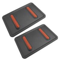 Heat Resistant Iron Rest Pad Set Of 2 NonSlip Ironing Board Protectors Tray For Secure Iron Placement of Any Countertop